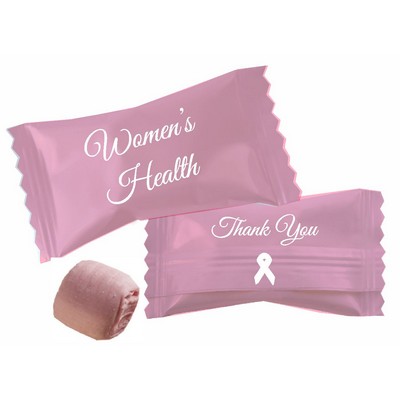 Pink Buttermint Candy - Custom Wrapper